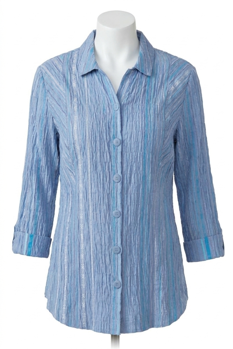NEW HABITAT baja weave montecito top in rain